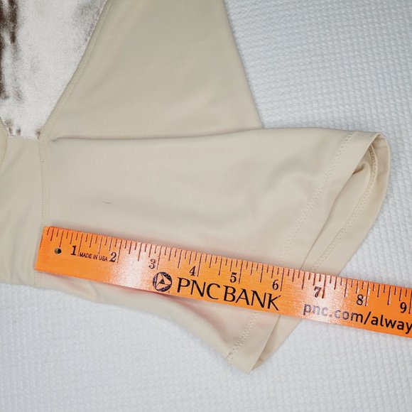 Maidenform Shapewear Shorts High Waist Small Cream Body Slimming Tight Flexees - Picture 4 of 11